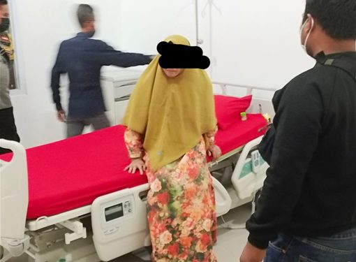 Tersangka AR. Polisi masih meneruskan penyidikan tindak pidana pembunuhan  yang melibatkan ibu muda ini.