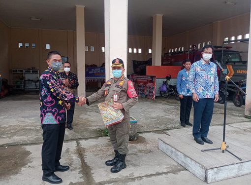 Sertijab Kepala Satpol PP-Damkar Barito Utara dari Ledianto kepada Suparmi