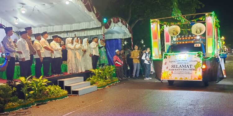 Pelepasan Pawai Gema Takbir sambut Hari Raya Idulfitri 1446 Hijriah di Kabupaten Kapuas.