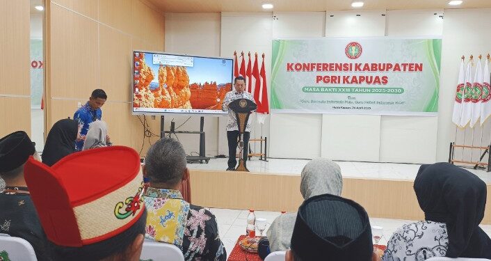 Pembukaa Konferensi Kabupaten PGRI Kapuas masa bakti XXIII 2025-2030.
