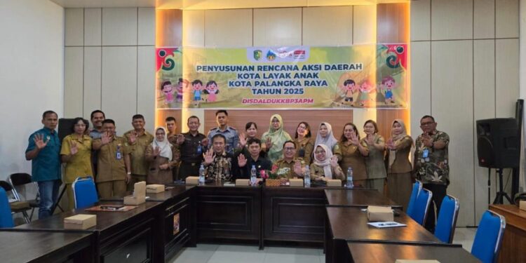 DISDALDUKKBP3APM gelar Rapat Penyusunan Rencana Aksi Daerah (RAD) Kota Layak Anak.