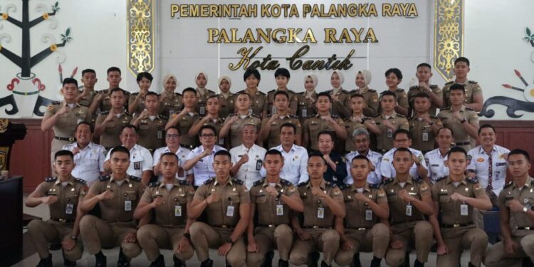 37 Praja IPDN magang di Pemko Palangka Raya