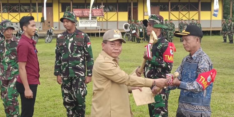 Pembukaan TMMD Imbangan ke 124 tahun 2025 di Kabupaten Kapuas.