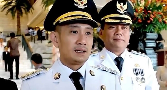 Wali Kota Palangka Raya terpilih, Fairid Naparin bersama Wakil Wali Kota Palangka Raya terpilih, Achmad Zaini menyampaikan pesan singkat kepada warga melalui rekaman video. (Foto Tangkapan Layar)