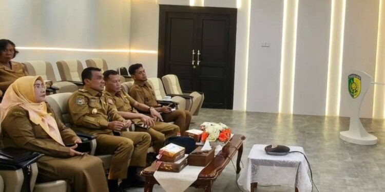 Wakil Wali Kota saat hadiri rapat koordinasi pengendalian Inflasi 2025.