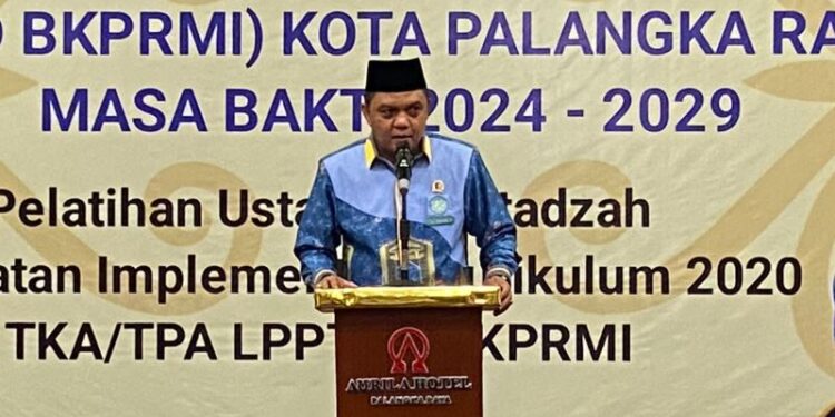 Ketua Umum terpilih DPD Badan Komunikasi Pemuda Remaja Masjid Indonesia (BKPRMI) Kota Palangka Raya, Sumadi