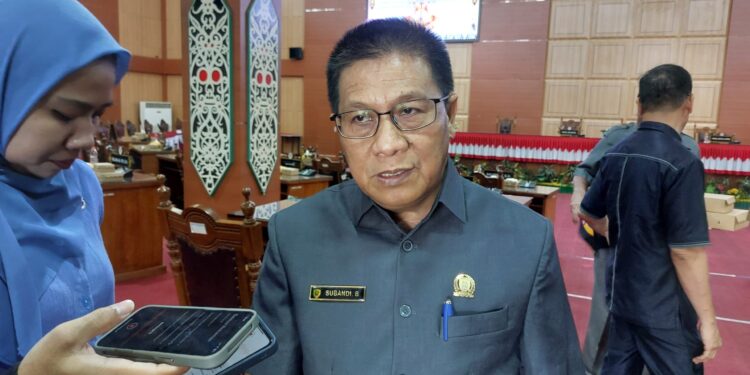 Ketua DPRD Palangka Raya, Subandi.