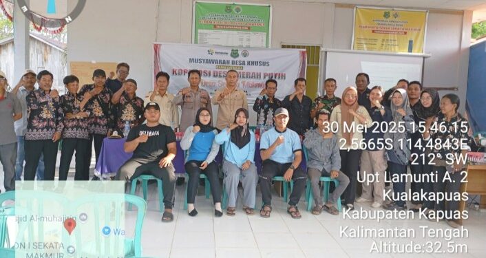 Musdesus pembentukan Koperasi Desa Merah Putih di Kecamatan Mantangai.