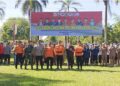 Apel gelar pasukan dan peralatan dalam rangka kesiapsiagaan dan penanggulangan Karhutla di Kabupaten Kapuas.