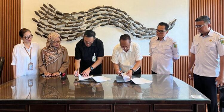 nota kesepahaman (MoU) dengan BPJS Ketenagakerjaan Cabang Palangka Raya, Rabu (4/6/2025).