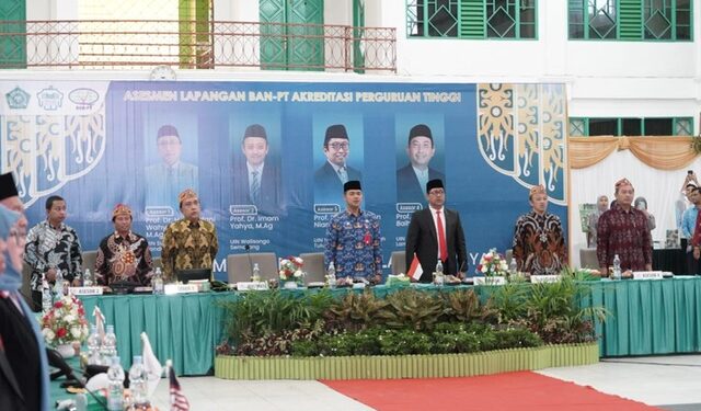 Pembukaan kegiatan asesmen lapangan re-Akreditasi Perguruan Tinggi oleh BAN-PT di IAIN Palangka Raya