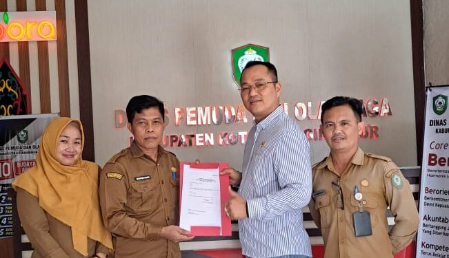 Hendra Sia resmi mendaftarkan diri sebagai Calon Ketua KONI Kotim