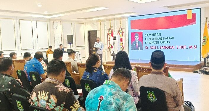 Acara sosialisasi Perda Kapuas Nomor 1 Tahun 2024 tentang pajak daerah dan retribusi daerah.
