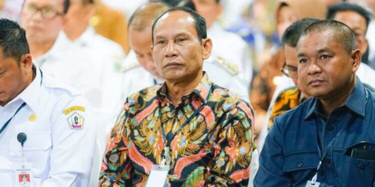 Ketua DPRD Provinsi Kalteng Arton S. Dohong saat mengikuti Rapat Koordinasi bersama KPK RI, di Jogja Expo Center (JEC), Yogyakarta, Rabu (19/3/2025).