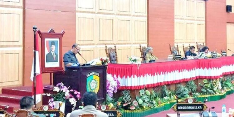 Suasana Rapat Paripurna di DPRD Palangka Raya